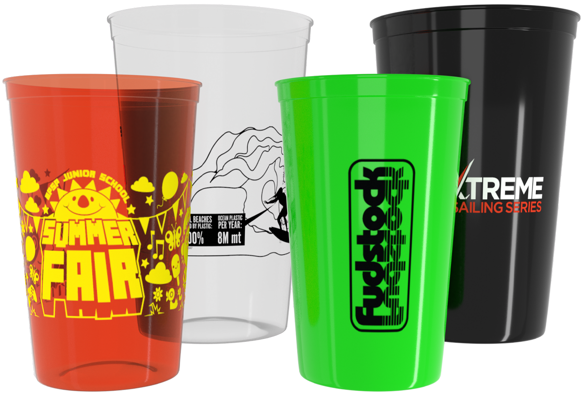 Festival Cups - reusable printed cups for any and all events